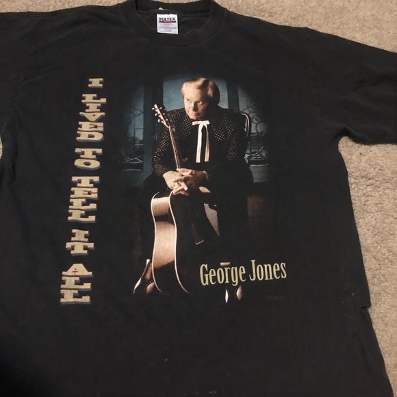 Vintage Other - Vintage George Jones Tour Tee